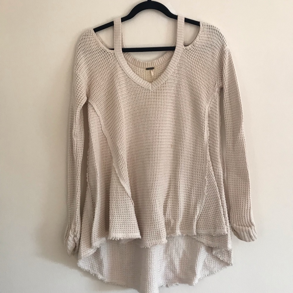Free people cutout sweater